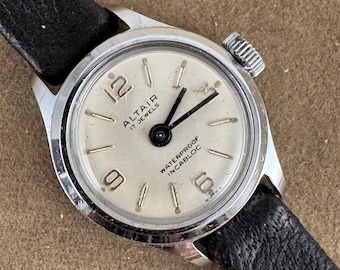 Vintage Zenith Movado Swiss Watch 1950 display picture 1