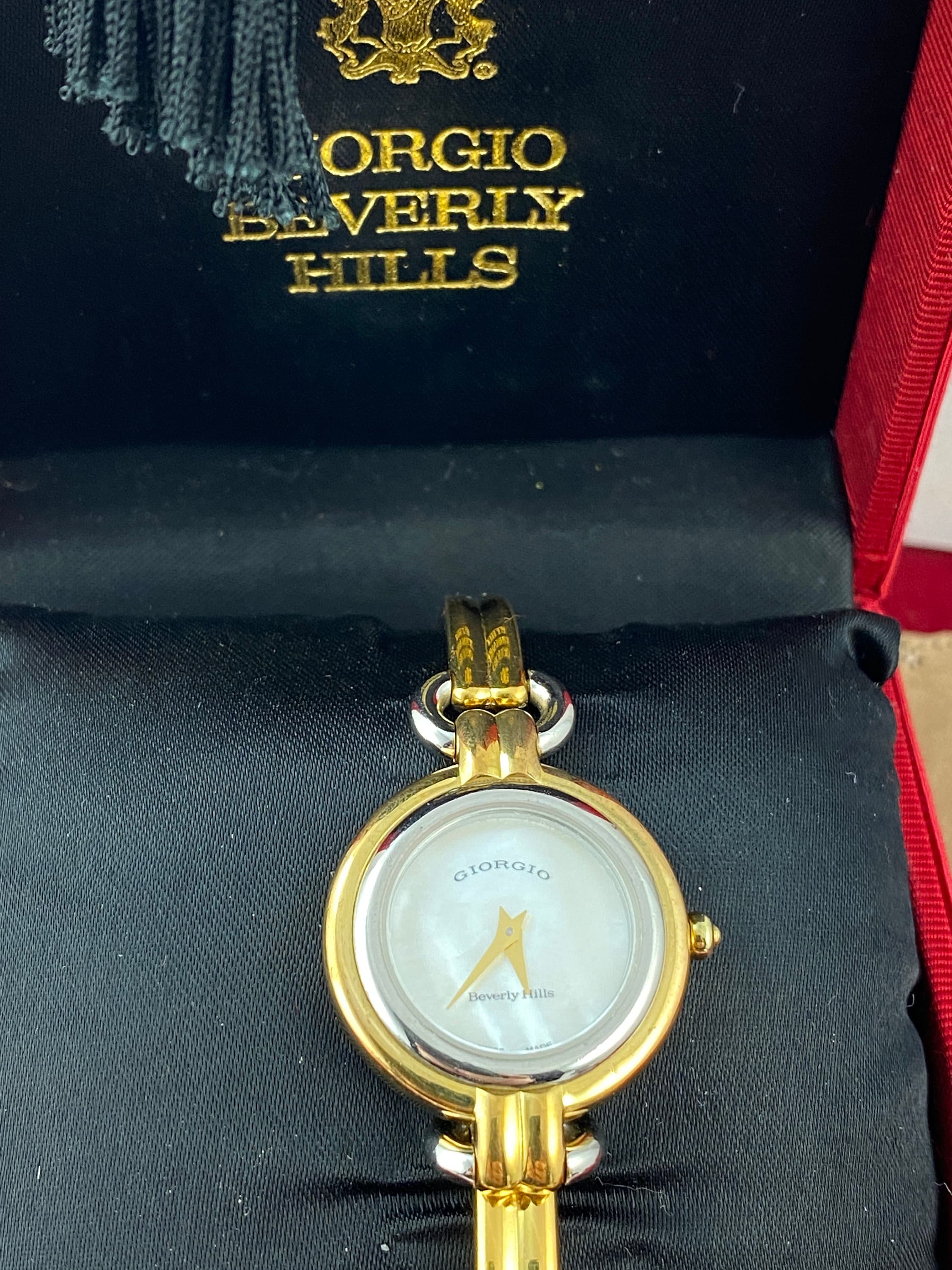 Giorgio beverly hills watch swiss made discount