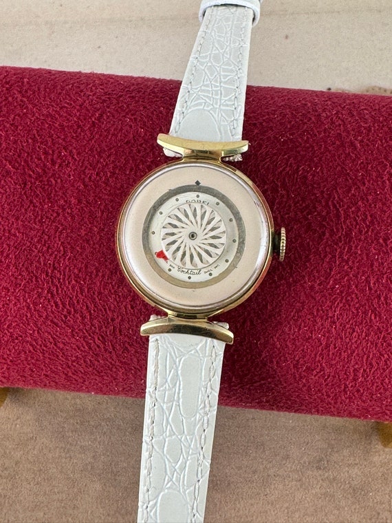 Vintage Earnest Borel Kaleidoscope Cocktail Watch: Gold  display picture 2