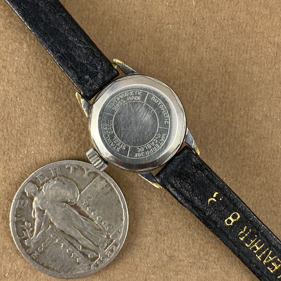 Vintage 1950 Bucherer 17 Joya Reloj automatico de cuerda automatica Movimiento mecanico suizo Reloj de cara redonda Plata cepillada Etsy Mexico