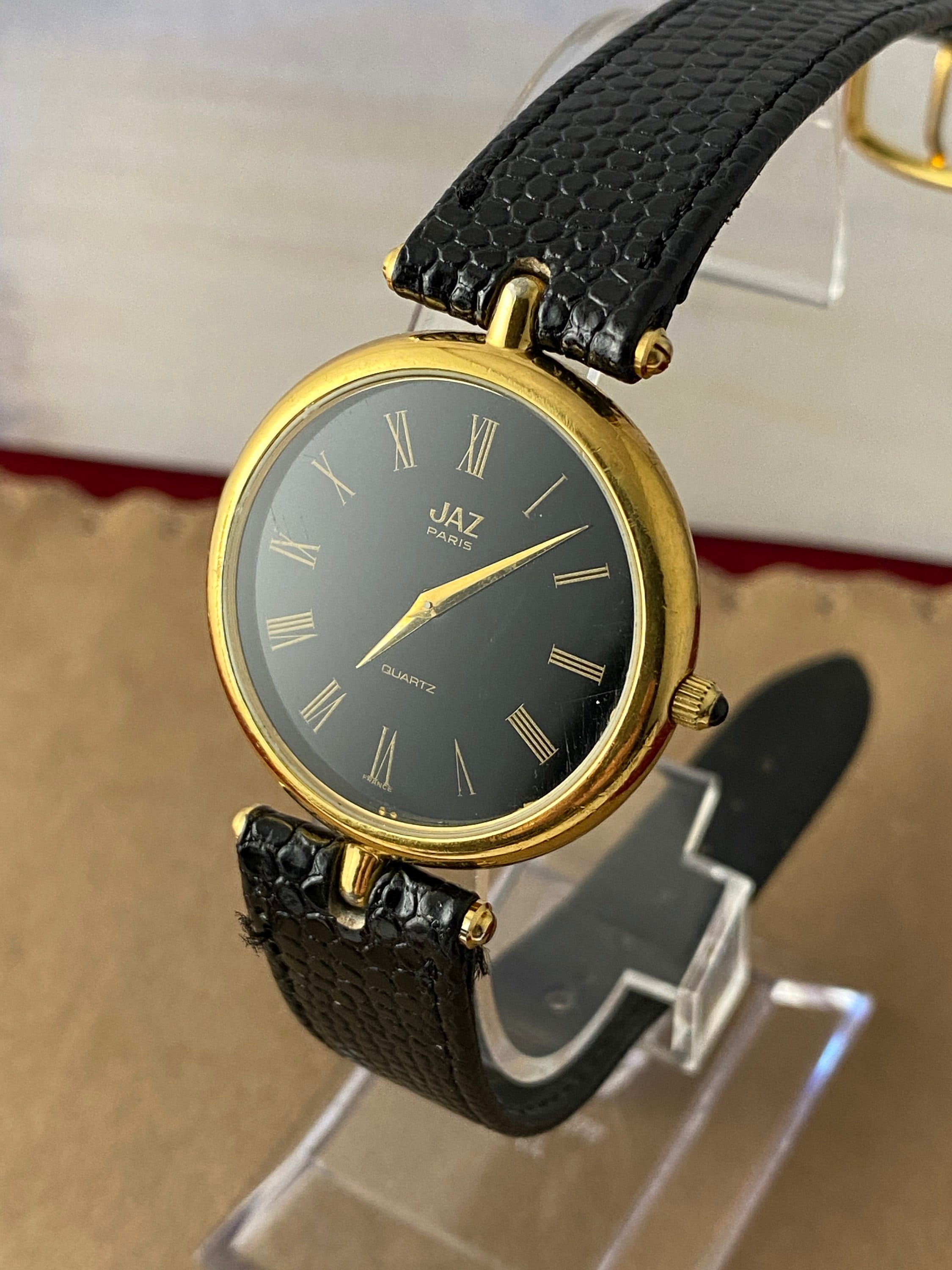 Vintage Jaz Paris Ladies French Designer Watch With Roman