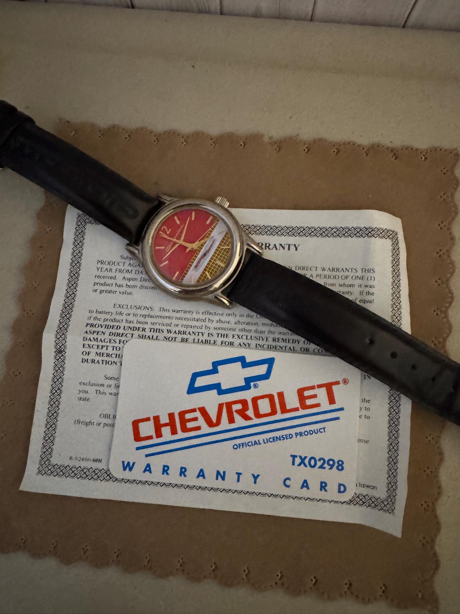 Vintage Rare Official Licensed GM 1957 Chevrolet Watch Has the Original ...