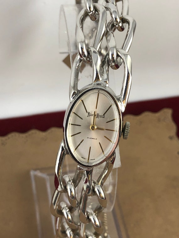 Rare Neiman Marcus Mechanical 17 Jewel Swiss Watch Etsy