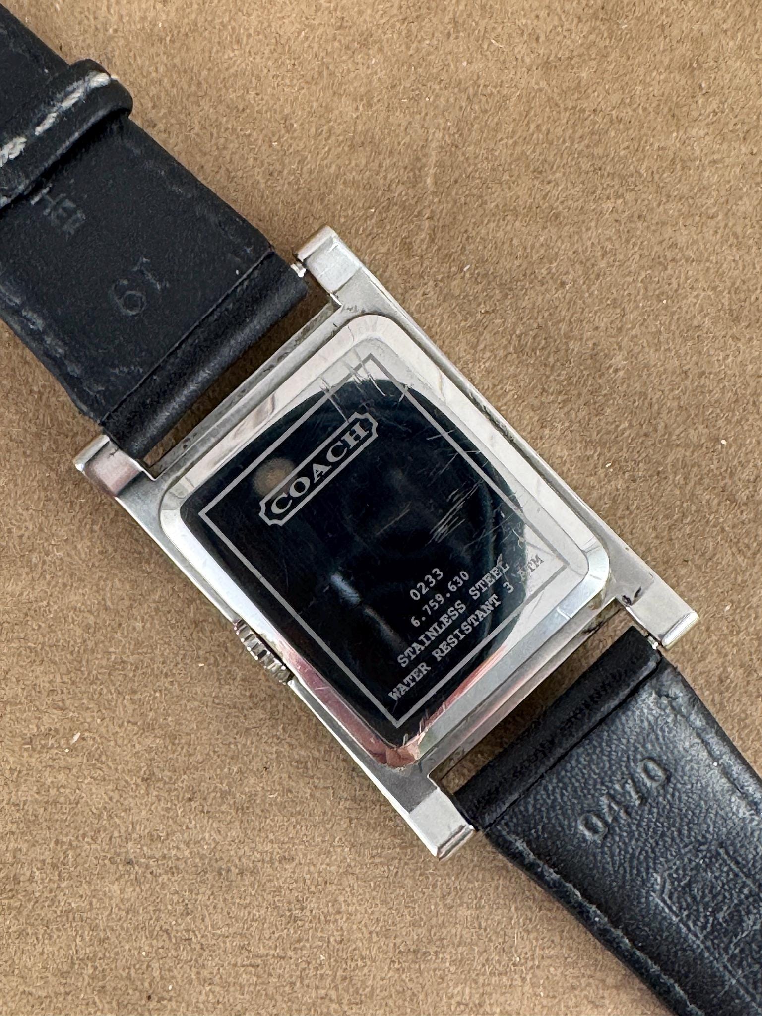 Vintage Coach Tank Watch: Art Deco Swiss Ronda Movement  display picture 2