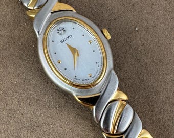 1998 Vintage Seiko Ladies Watch 7N89 - 0449 - Etsy