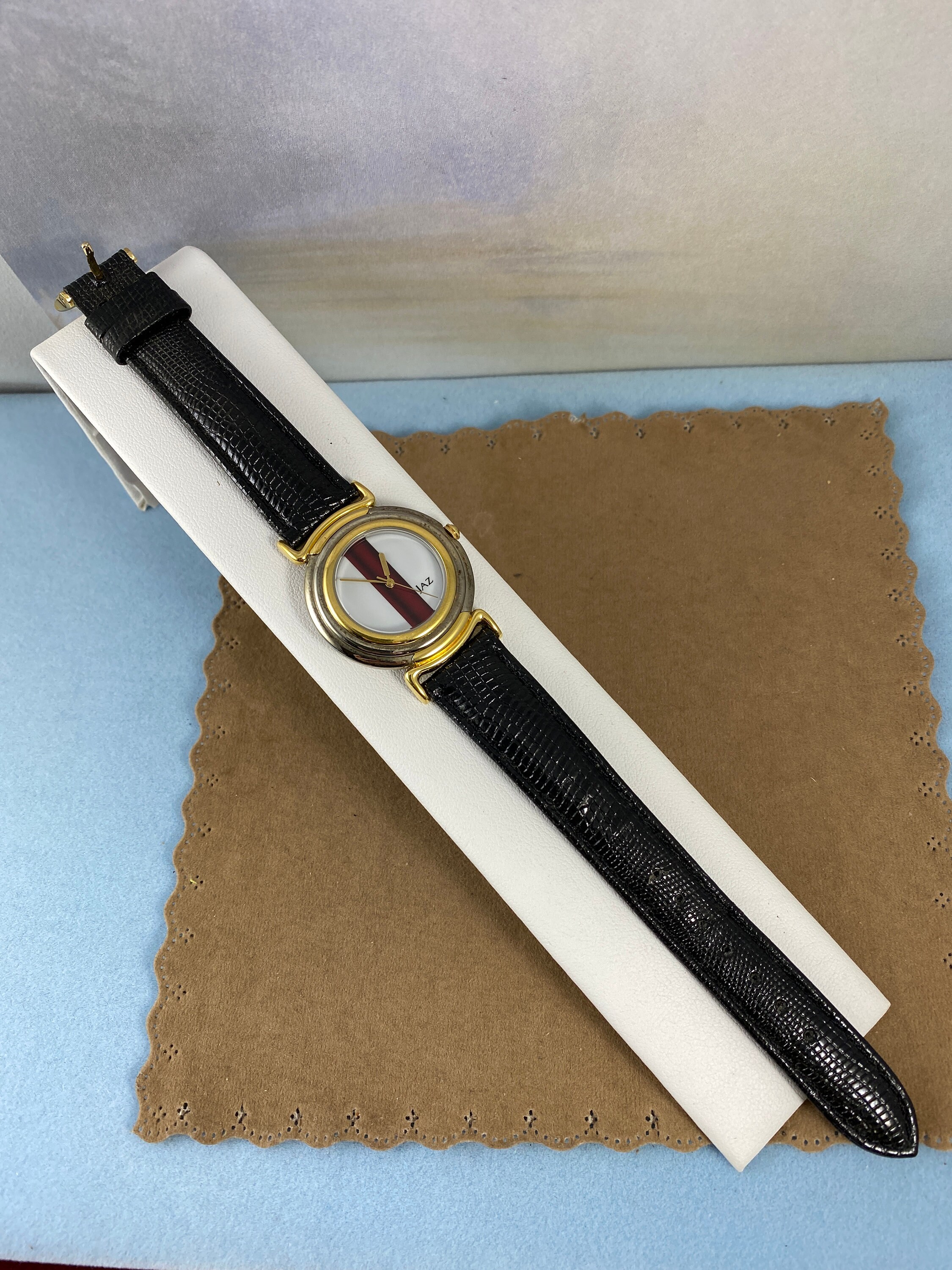 Vintage French JAZ Watch with Red Pearlescents Vintage French JAZ automatic diver watch - YouTube main image 3