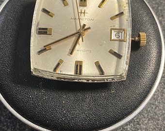 Swiss Hamilton 322 Watch Movement: 17 Jewels, Autowind, 25mm Parts