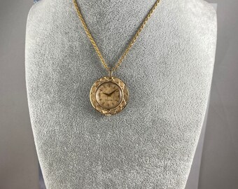 Vintage bulova necklace watch new arrivals