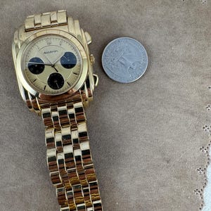 Boîtier De Montre Vintage Bulova - Cuir Bordeaux (burgundy), Pour Modèles Accutron Ou Autres - Occasion, Accessoire De Rechange