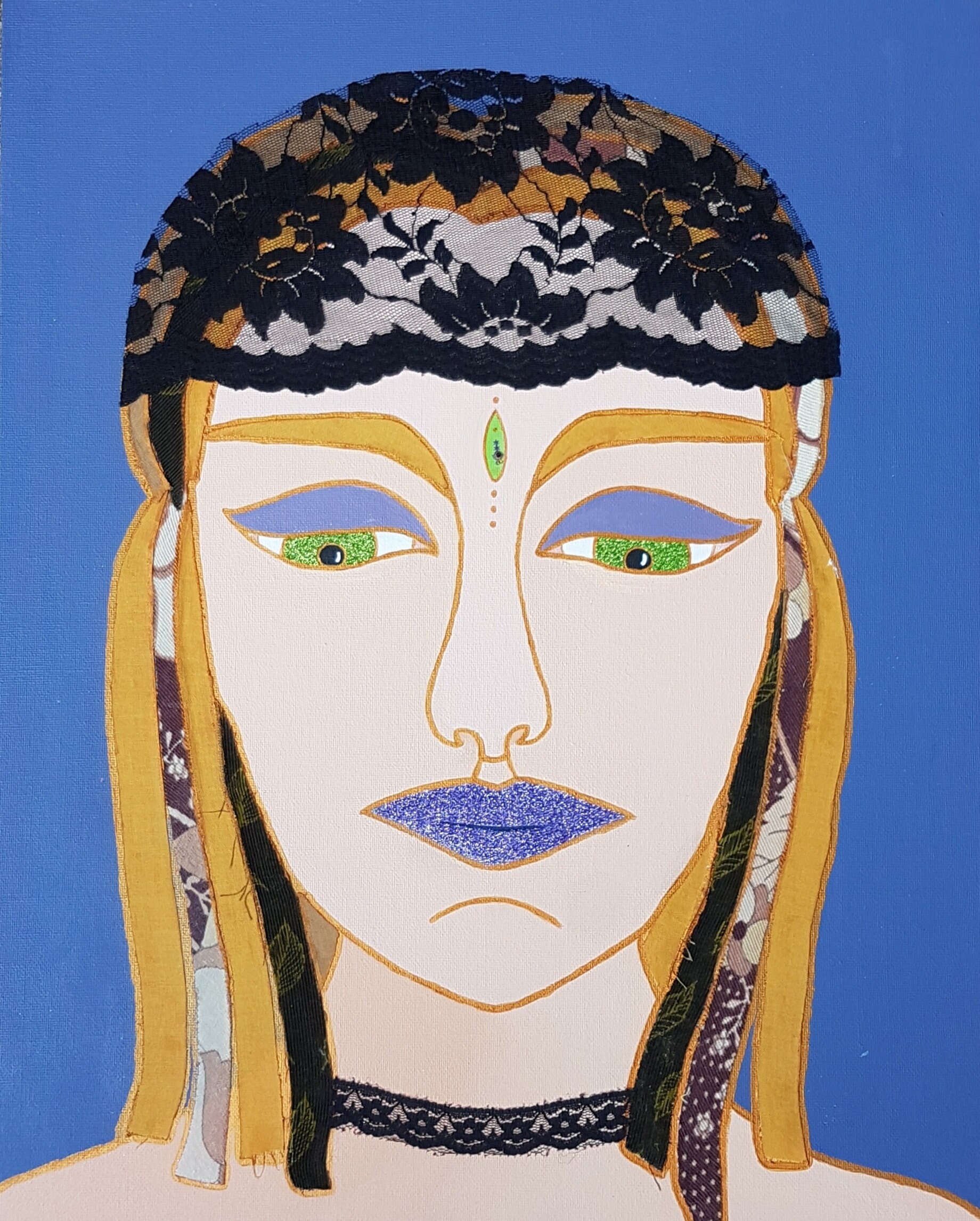 Bruja Gitana Original Mixed Media Visionary Art Painting Etsy