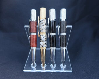 Pensar Ballpoint Retactable Pen in Acrylic/Wood
