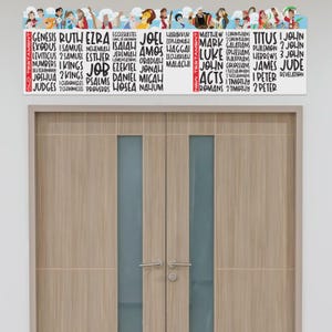 Books of the Bible Wall Decal: Sunday School Classroom Decor - Etsy