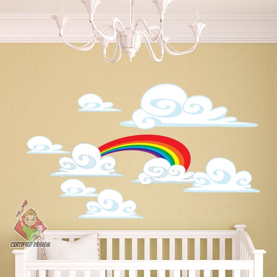 nursery rainbow wall art