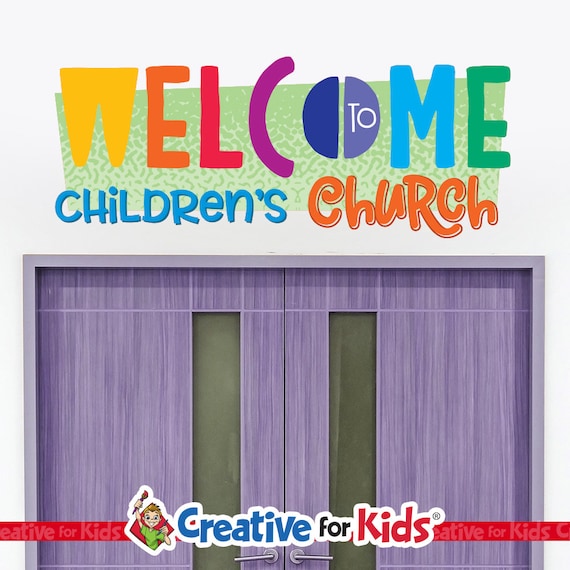 Sunday School Decal Welcome To Children S Church Sunday Etsy