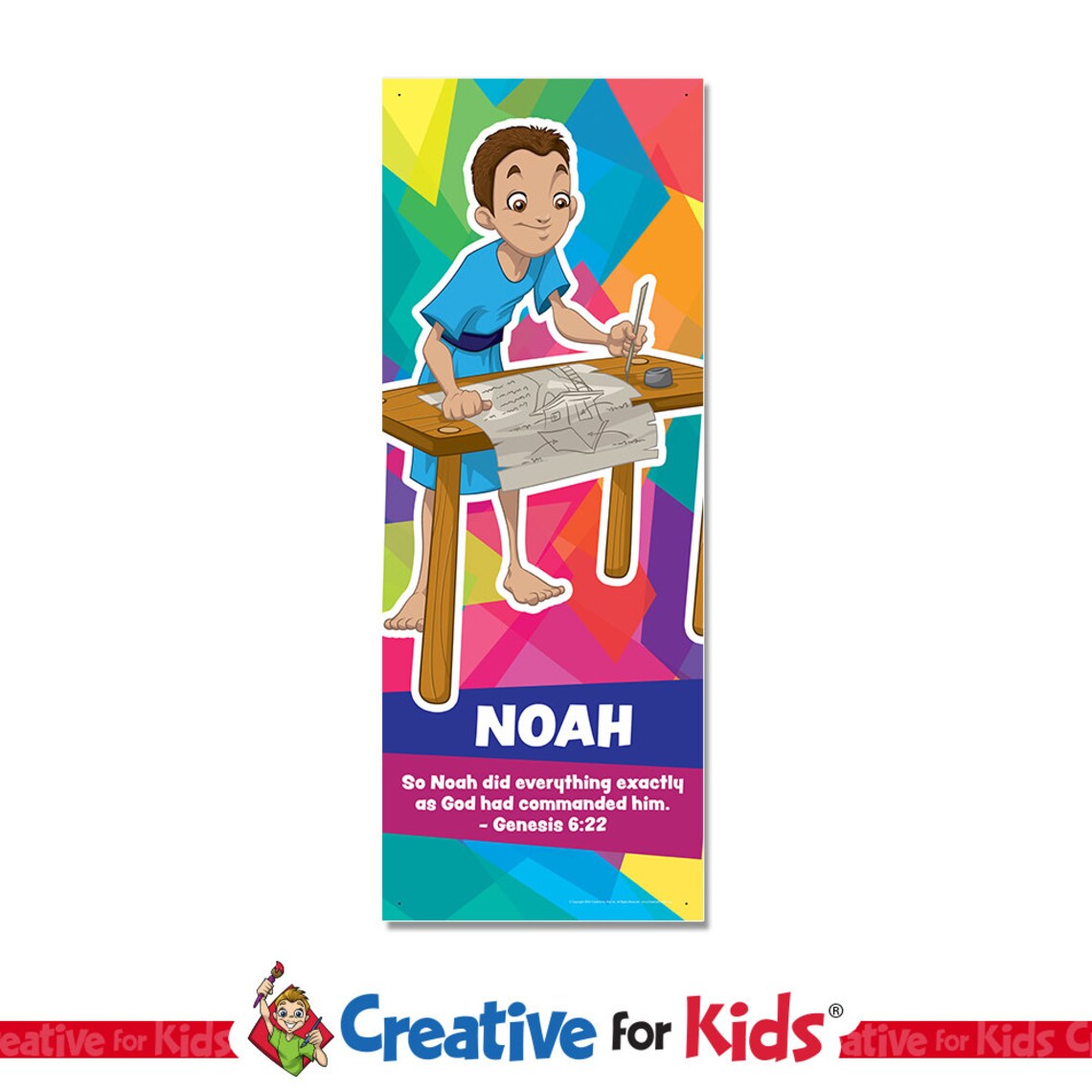 Noah's Ark Vinyl Banner, Sunday School Decor - Etsy