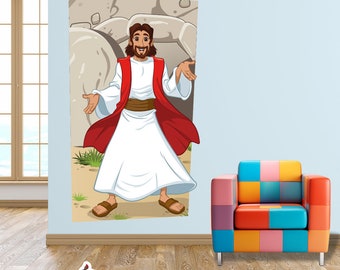 Jesus Has Risen Wall Decal: Sunday School Classroom Decor
