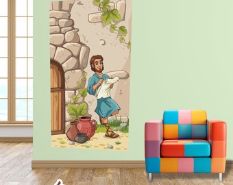 Paul the Apostle Wall Decal: Kids Bible Story Decor