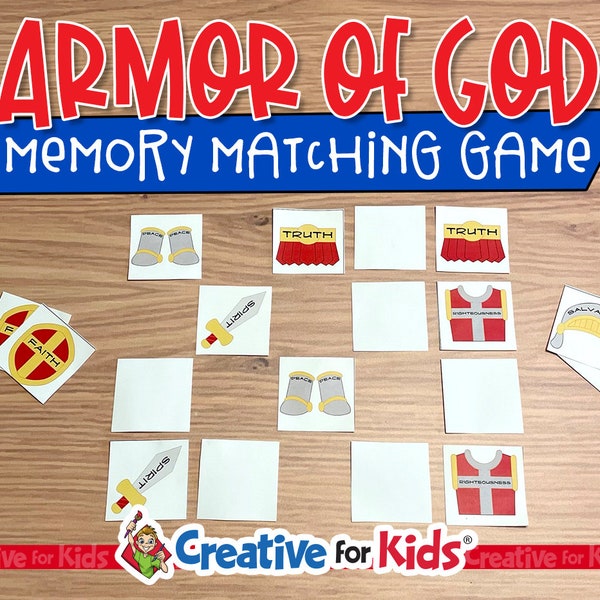 Armor of God Memory Matching Game Digital Download 86