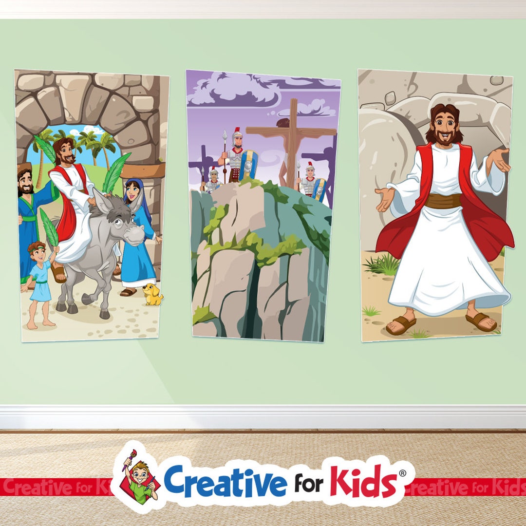 Bible Story Wall Decals for Kids - Sunday School & Children's Ministry ...