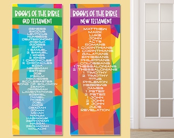 Old and New Testament Banner Set: Sunday School Wall Art
