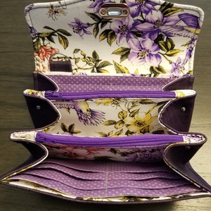 Purple Cork Necessary Clutch Wallet