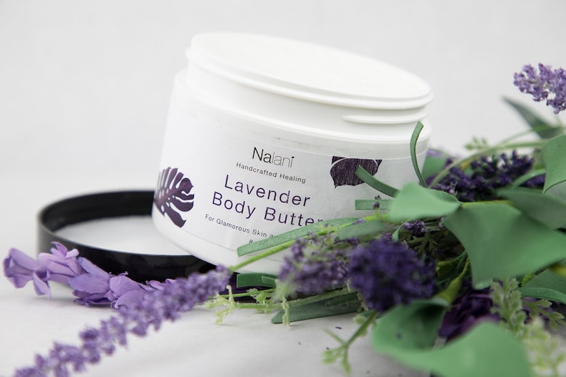 All Natural Lavender Body Butter Certified Organic Lavender Etsy