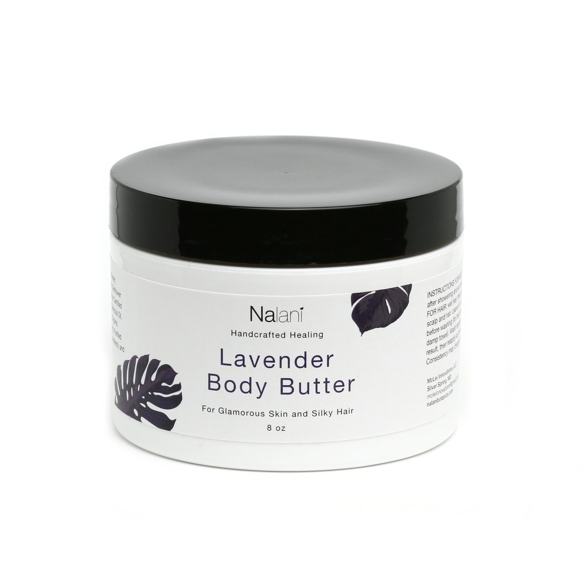 All Natural Lavender Body Butter Certified Organic Lavender Etsy