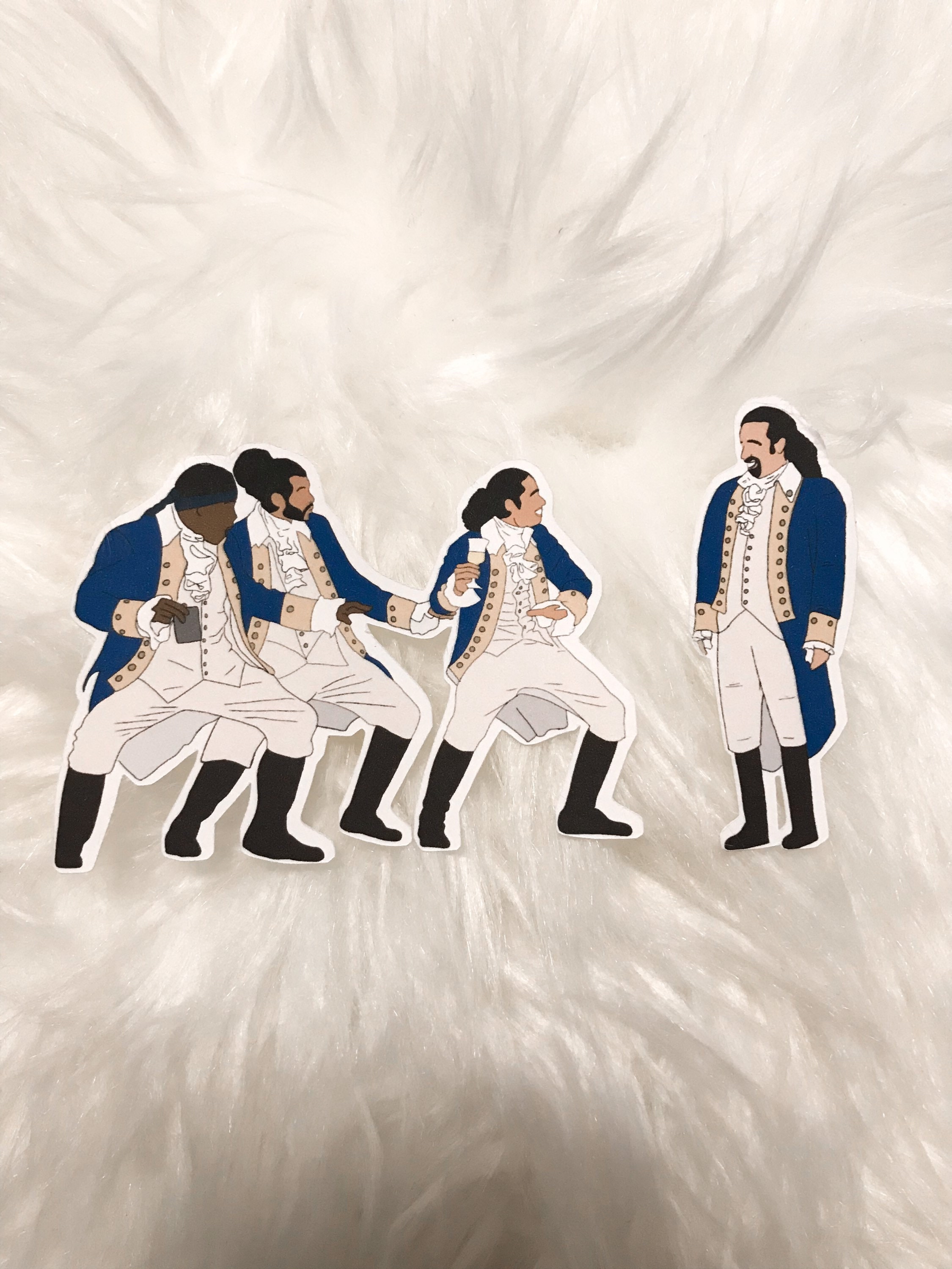 John Laurens Hercules Mulligan Marquis De Lafayette Alexander Hamilton Sticker Etsy Canada