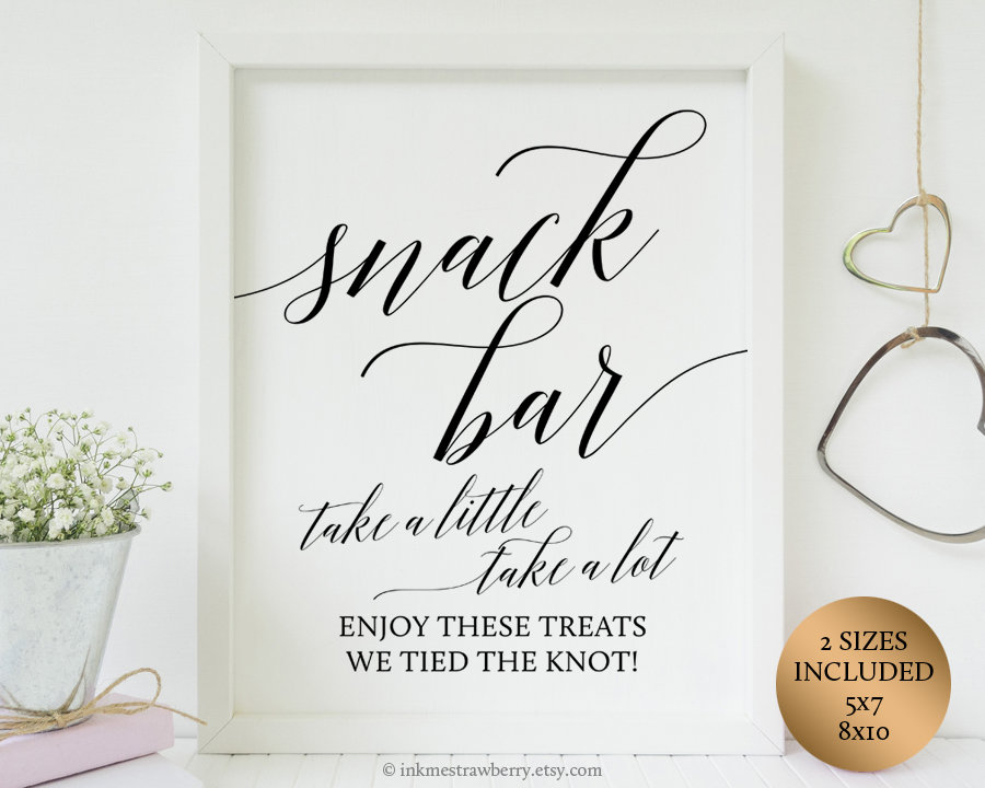 snack-bar-sign-wedding-snack-signs-snack-table-sign-wedding-etsy