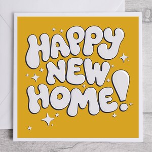 Happy New Home Card, Einweihungsparty Grußkarte, lustige und fröhliche neue Home Card, Glückwunschkarte, Umzugsfeierkarte