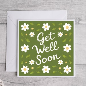Beterschapskaart, bloemenkaart, bloemen beterschapskaart, bloemenminnaarkaart, oprechte kaart, attent cadeau, kaart opvrolijken, helende kaart