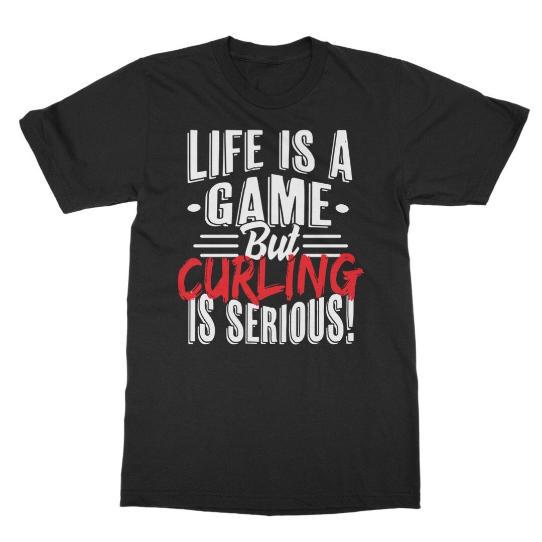 Life Curling Classic Adult T-shirt