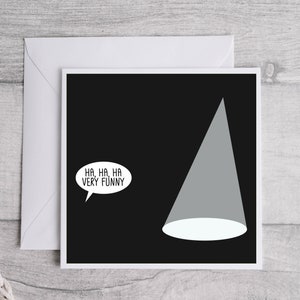 HA, HA, HA Molto divertente: regalo teatrale divertente per troupe di tecnici teatrali, troupe teatrale, attore, attrice e direttori di scena! Carta del Teatro
