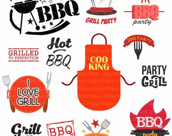 Clipart Barbeque, Barbeque clipart, Barbeque svg, BBQ Clipart, bbq Clip art, barbeque vector, bbq vector, bbq svg, Commercial Use, SVG Files