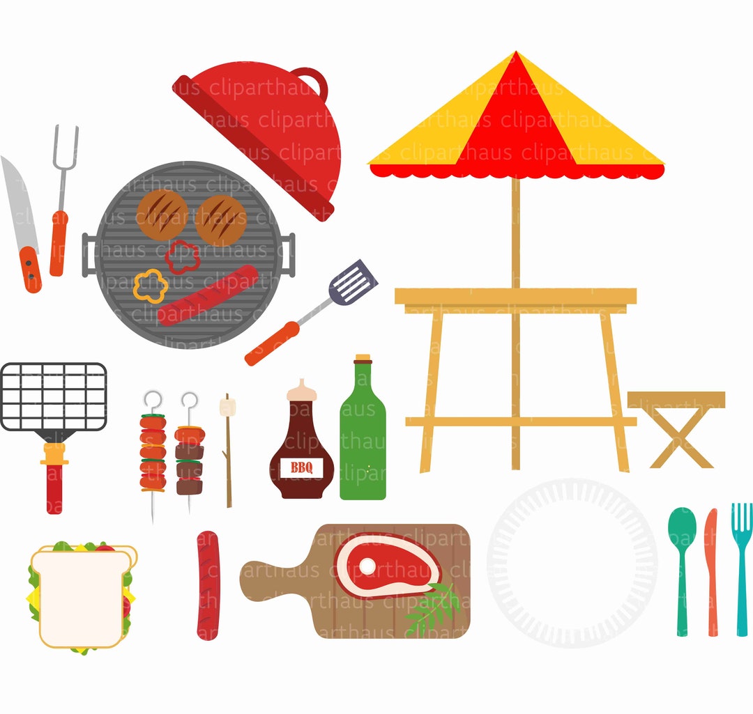 Clipart Barbeque , Barbeque Clipart, Barbeque SVG, BBQ Clipart, Bbq