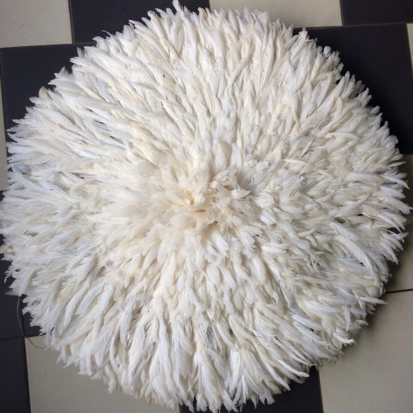 White juju hat | Cream feather | ivory tyn hat wall decor