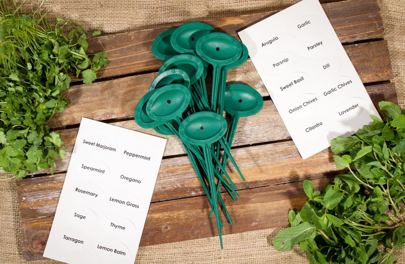 Garden Markers Herb Collection Etsy