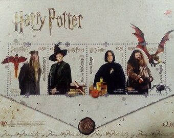 Harry Potter Stamps colecction