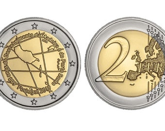 2 Euro Comemorative  Coin FNC 2019 Year 600th  Madeira