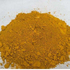 Pó Óxido de Ferro Amarelo 400 gramas - Pigmento Corante - construção de pigmentos corantes, tintas