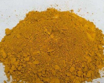 Powder Iron Oxide Yellow   400 grams - Colorant  Pigment - dye pigment building, paints