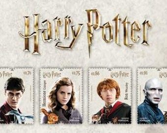 Harry Potter Stamps colecction
