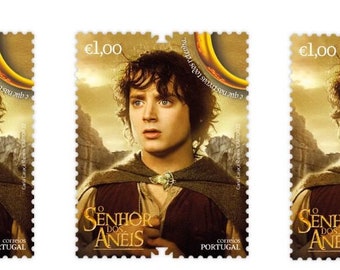 Frodo Stamp x 3  - The Lord of the Rings