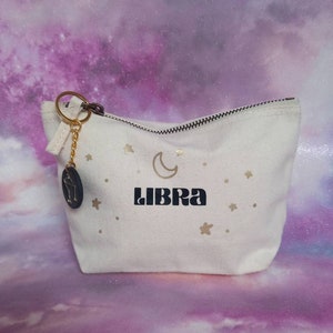Libra accessory bag - libra gift - zodiac bag