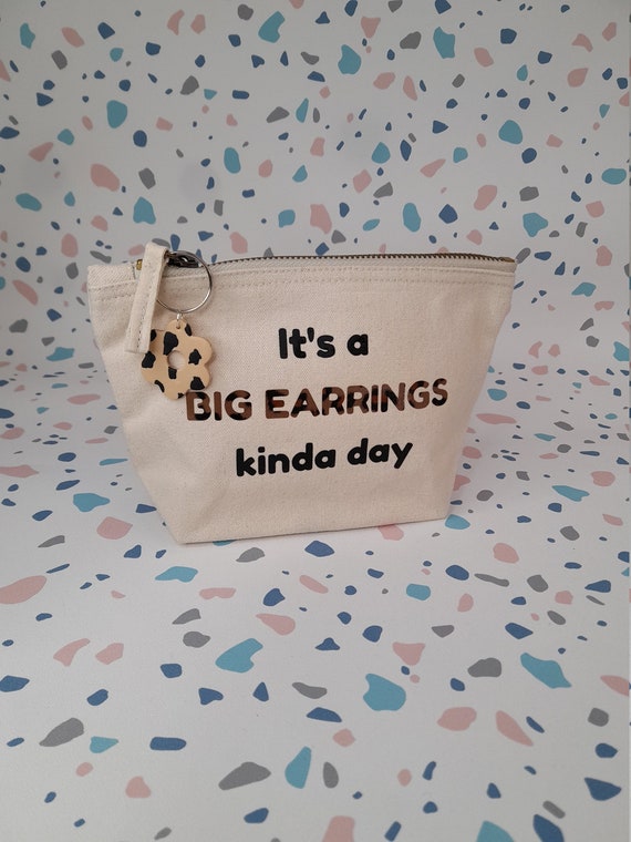 Small accessory bag - jewellery bag - quote bag - accessories storage
