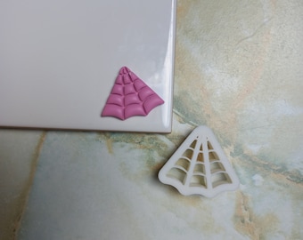 Spiderweb Polymer Clay Cutter: Spooky Cobweb Earring Maker