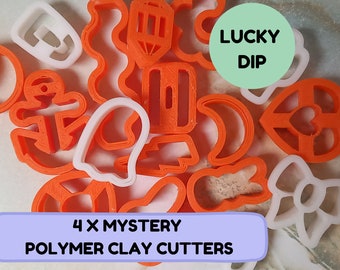 Mystery Polymer Clay Cutter Set: Craft Lucky Dip Box