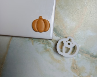 Pumpkin Polymer Clay Cutter: Halloween Earring DIY