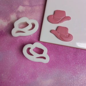Cowboy hat polymer clay cutter - stetson polymer clay cutter - Western clay cutter - wild West clay cutter