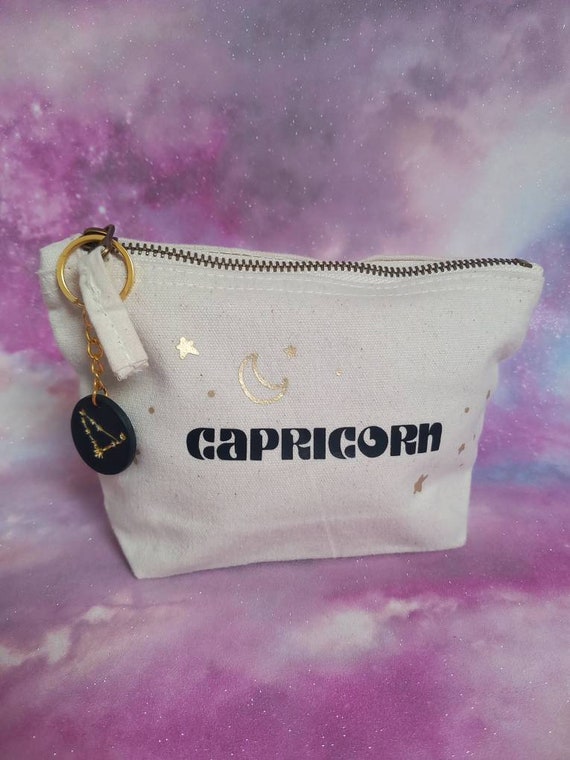 Capricorn accessory bag - Capricorn gift - zodiac bag